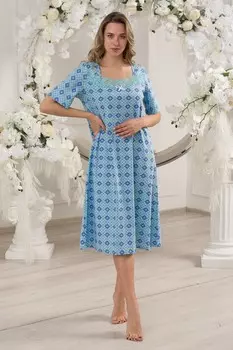 Ночная сорочка Кружевница (голубая)