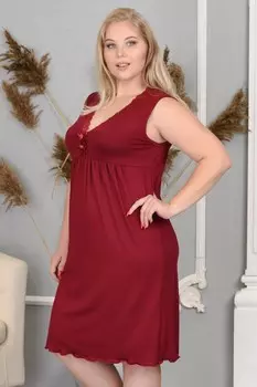 Ночная сорочка Лиллиас (бордовая)