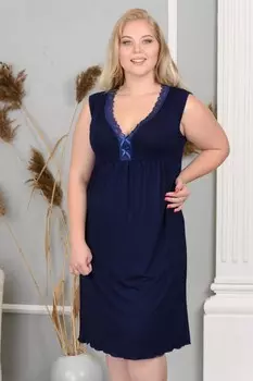 Ночная сорочка Лиллиас (темно-синяя)