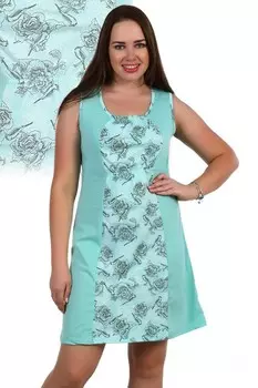 Ночная сорочка Макраме (ментол) рр