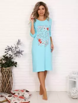 Ночная сорочка Маргрит (голубая)