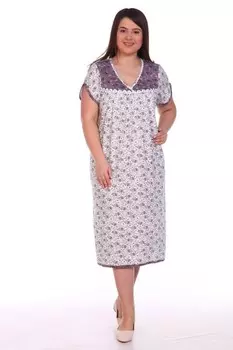 Ночная сорочка Марта (светлый фон)