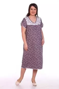 Ночная сорочка Марта (темный фон) рр