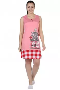 Ночная сорочка Молоко (розовая)