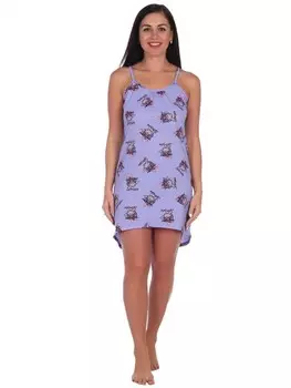 Ночная сорочка Незабудка (сиреневая) рр
