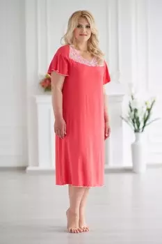 Ночная сорочка Одет (коралловая)