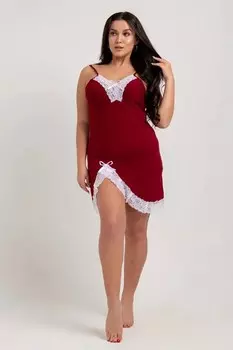 Ночная сорочка Ореол (бордовая)