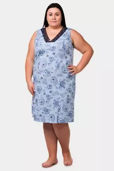 Ночная сорочка Полетта (голубая) рр