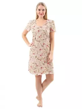 Ночная сорочка Полянка (бежевая) рр