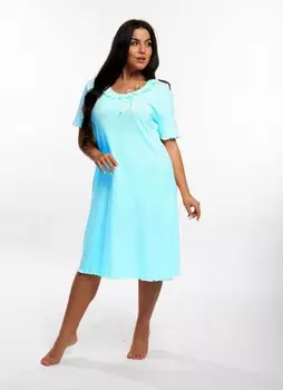 Ночная сорочка Рошни (циан)