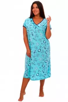 Ночная сорочка Руфина (бирюзовая)