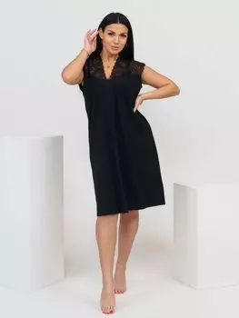 Ночная сорочка Сантана (черная)