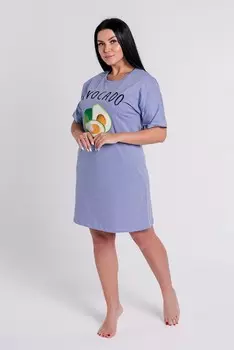 Ночная сорочка Сати (голубая)