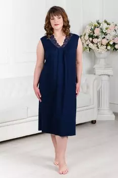 Ночная сорочка Татин (темно-синяя)