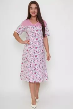 Ночная сорочка Викторайн (розовые цветы)