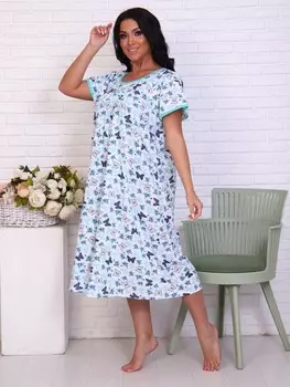 Ночная сорочка Зарина (светло-голубая)