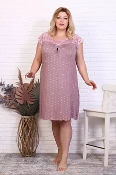 Ночная сорочка Знаки (сухая роза) рр