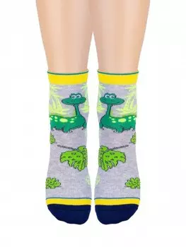 Носки детские Дино (серые) зк