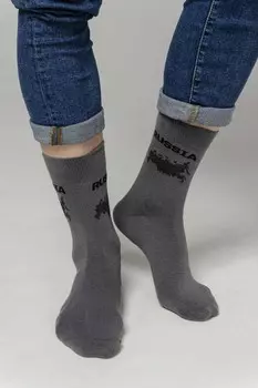 Носки мужские Держава серые (3 пары) от