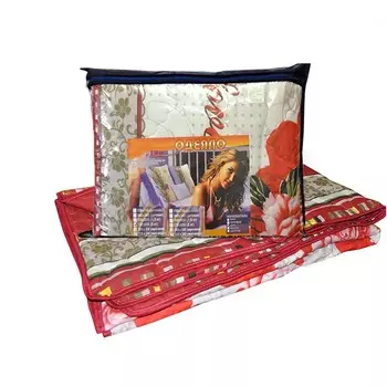 Одеяло холлофайбер 2-сп. с чехлом из полиэстера