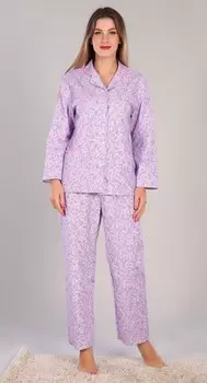 Пижама фланелевая Хизер (лиловая) рр