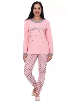 Пижама махровая Горошинка рр