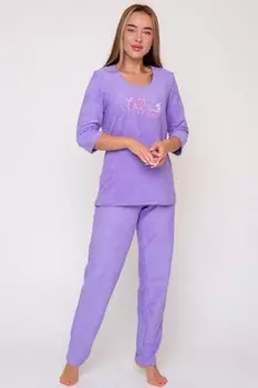Пижама махровая Периниса (фиолетовая)
