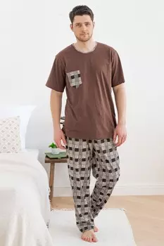 Пижама мужская Гектор (коричневая)