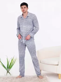 Пижама мужская Граф (серая)