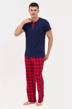Пижама мужская Кендрик (красно-синяя) рр