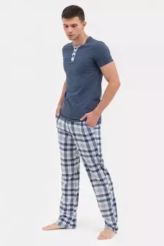 Пижама мужская Кендрик (темно-синяя)