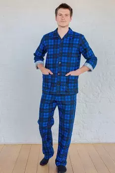 Пижама мужская Раймонд (синяя клетка)