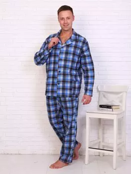 Пижама мужская Замир (синяя)