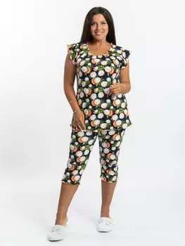 Пижама трикотажная Аня (кокос)