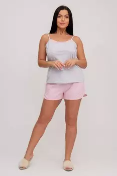 Пижама трикотажная Асена (серая)