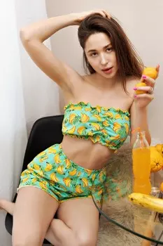 Пижама трикотажная Бэла (бананы)