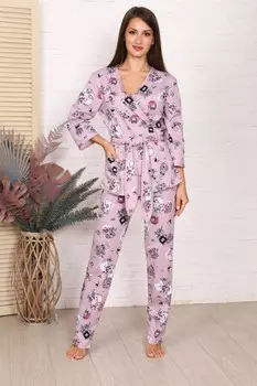 Пижама трикотажная Басима (сухая роза) рр