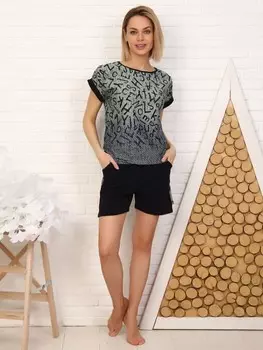 Пижама трикотажная Богиня (зеленая)