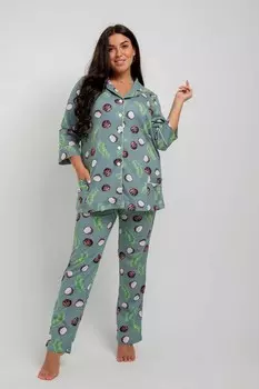 Пижама трикотажная Дарлин (мятная) рр