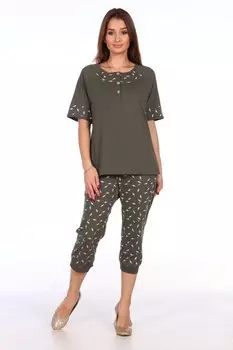 Пижама трикотажная Джаннет (листья) рр