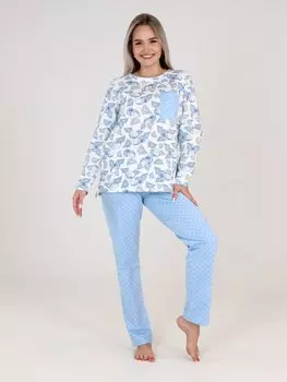 Пижама трикотажная Флорита (кокосы)