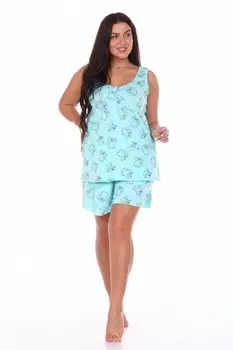 Пижама трикотажная Галя (ментоловая) рр