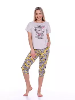 Пижама трикотажная Гамми (желтая)