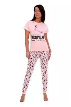 Пижама трикотажная Гоа (розовая) рр