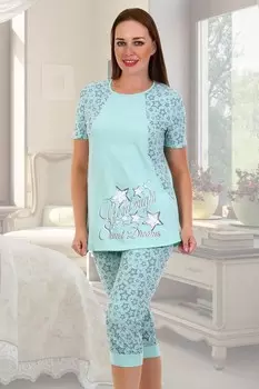 Пижама трикотажная Грезы (ментоловая)