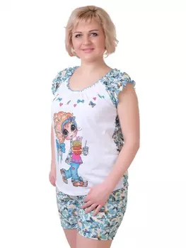 Пижама трикотажная Ханна
