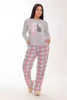 Пижама трикотажная Эйслин (розовая)