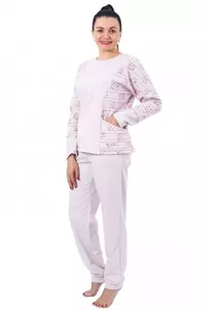 Пижама трикотажная Эмилия (серая)