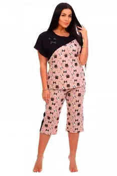 Пижама трикотажная Кисея (котики)