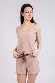 Пижама трикотажная Марисса (бежевая)